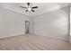 Spacious main bedroom features a tray ceiling and ensuite bathroom at 6025 Flossie Rd., Conway, SC 29527