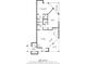 Detailed floor plan showcasing the layout of the home including the bedrooms, living room, and kitchen at 4290 Pinehurst Circle # B6, Little River, SC 29566