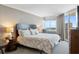 King bedroom with ocean view and private balcony access at 9650 Shore Dr. # 1909, Myrtle Beach, SC 29572