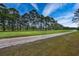 Scenic view of a golf course with lush green fairways and tall pine trees at 3517 Golf Ave., Little River, SC 29566