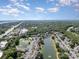Aerial view of a community surrounded by trees, lakes and ponds at 4390 Daphne Ln. # H, Murrells Inlet, SC 29576