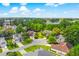 An aerial view of homes nestled among lush, mature trees in a well-planned community at 629 Slash Pine Ct., Myrtle Beach, SC 29579