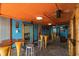 Fun bar area with stools, surf decor and bamboo accents for relaxed entertaining at 1501 South Ocean Blvd. # 644, Myrtle Beach, SC 29577
