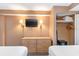 Bedroom with a dresser, TV, closet with safe, and comfortable beds at 1501 South Ocean Blvd. # 644, Myrtle Beach, SC 29577