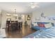 Open concept living space with kitchen, dining, and living room at 1100 Commons Blvd. # 104, Myrtle Beach, SC 29572