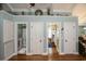 Hallway showing access to multiple rooms and bathroom at 1612 Edge Dr., North Myrtle Beach, SC 29582