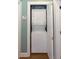 Convenient stackable washer and dryer in closet at 1612 Edge Dr., North Myrtle Beach, SC 29582