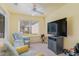Inviting living room featuring cozy armchairs and a large flat-screen TV at 376 Mckendree Ln., Myrtle Beach, SC 29579