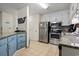 Modern kitchen equipped with stainless steel appliances and granite countertops at 2805 N Ocean Blvd. # 214, Myrtle Beach, SC 29577