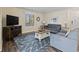 Comfortable living room with modern decor, stylish furnishings, and ample seating at 2805 N Ocean Blvd. # 214, Myrtle Beach, SC 29577