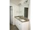 Double vanity bathroom with granite countertop at 110 Hallandale Lane, Murrells Inlet, SC 29576