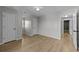 Spacious bedroom with wood-look floors and two closets at 118 Sly Fox Trail, Myrtle Beach, SC 29588