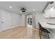 Bright dining area with hardwood floors and access to the backyard at 118 Sly Fox Trail, Myrtle Beach, SC 29588