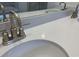 Close up of a double sink in the bathroom with stone countertops at 216 Palmetto Sand Loop, Conway, SC 29527