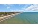 Wide-angle aerial shot displaying a beautiful coastal cityscape with blue ocean water at 212 2Nd Ave. N # 364, North Myrtle Beach, SC 29582