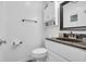 Modern bathroom with sleek fixtures, a vanity, and a well-maintained toilet, offering comfort and style at 212 2Nd Ave. N # 364, North Myrtle Beach, SC 29582