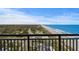 Breathtaking aerial view showcasing the coastline, sandy beach, and the blue ocean at 3000 N Ocean Blvd. # 1601, Myrtle Beach, SC 29577