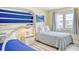 Charming bedroom with bunk beds and a queen-sized bed, offering a cozy retreat at 328 S Waccamaw Dr., Garden City Beach, SC 29576