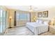 Bright and airy main bedroom with ocean view, beach decor, and spacious layout at 328 S Waccamaw Dr., Garden City Beach, SC 29576