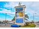 Barefoot Landing sign with restaurants and attractions shows great proximity and entertainment options at 9772 Leyland Dr. # 9772-9, Myrtle Beach, SC 29572