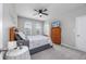 Bedroom featuring a ceiling fan and two windows at 9772 Leyland Dr. # 9772-9, Myrtle Beach, SC 29572