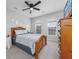 Bedroom featuring a ceiling fan and two windows at 9772 Leyland Dr. # 9772-9, Myrtle Beach, SC 29572