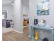 Bright hallway with views of the living room and charming coastal-themed decor at 9772 Leyland Dr. # 9772-9, Myrtle Beach, SC 29572