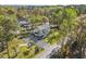 Aerial view of an elevated home showcasing the beautiful surroundings at 5800 Creekside Dr., Myrtle Beach, SC 29588