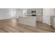 Modern kitchen featuring an island with granite countertops and stainless steel appliances, perfect for culinary enthusiasts at 68 Cape Point Dr., Conway, SC 29527