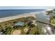 Aerial view of community pool, beach access, and resort amenities at 100 North Beach Blvd. # 1819, North Myrtle Beach, SC 29582