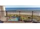 Balcony with ocean and pool views from high floor at 100 North Beach Blvd. # 1819, North Myrtle Beach, SC 29582