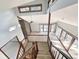 View from upstairs looking down into the living area at 202 Snowbell Ln., Pawleys Island, SC 29585