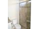 Bathroom with walk-in shower and granite floor at 110 Hallandale Lane # Right, Murrells Inlet, SC 29576