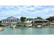 View of waterfront resturants and boats at the marina at 110 Hallandale Lane # Right, Murrells Inlet, SC 29576