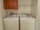 A look at the laundry room complete with appliances at 340 Walden Lake Rd., Conway, SC 29526