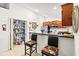 Bright kitchen featuring modern appliances, a breakfast bar, and ample storage space at 719 American Beech St., Loris, SC 29569