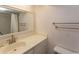 Bright bathroom with a clean vanity and shower featuring well-lit mirror and fixtures at 202 70Th Ave. N # 104, Myrtle Beach, SC 29572