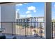 Balcony with partial ocean view and parking lot view at 5905 South Kings Hwy. # A450, Myrtle Beach, SC 29575