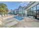 Community pool with lounge chairs at 5905 South Kings Hwy. # A450, Myrtle Beach, SC 29575
