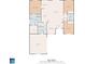 This floor plan shows the layout of this home with detailed room dimensions and square footage at 205 Waterfall Circle, Little River, SC 29566