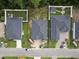 Aerial view of the home under construction among neighboring homes at 269 Waterfall Circle, Little River, SC 29566