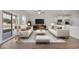 Spacious living room with lots of seating and access to a covered patio at 329 Palmetto Sand Loop, Conway, SC 29527