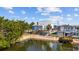 Aerial view of a waterfront house and neighborhood at 319 36Th Ave. N, North Myrtle Beach, SC 29582