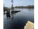 A waterfront dock on a calm lake at 372 Chamberlin Rd., Myrtle Beach, SC 29588