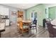 Cozy dining area with modern furnishings and a view of the outdoors at 149 Harmony Ln., Myrtle Beach, SC 29588