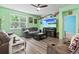 Spacious living room with large window for natural light and view to backyard at 149 Harmony Ln., Myrtle Beach, SC 29588