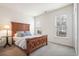 Bedroom featuring a striking wooden bed frame and natural light at 621 Elgin Ct., Myrtle Beach, SC 29579