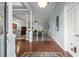 Welcoming foyer with hardwood floors and an open view into the living room at 621 Elgin Ct., Myrtle Beach, SC 29579