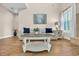 Cozy living room with a comfortable sofa, stylish coffee table, and elegant decor at 1002 Summers Pl., North Myrtle Beach, SC 29582