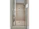 Large glass shower is tiled and features a seating area at 1002 Summers Pl., North Myrtle Beach, SC 29582
